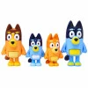 Σετ 4 Φιγούρες Οικογένεια Bluey  Puppy Happy Family 3+ 2024-12
