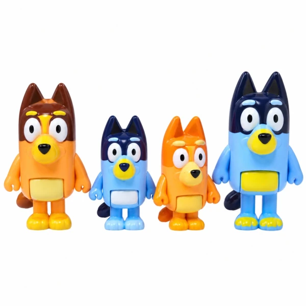 Σετ 4 Φιγούρες Οικογένεια Bluey  Puppy Happy Family 3+ 2024-12