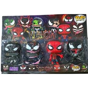 Σετ 4 Φιγούρες Spider-Man Venom 4 POP 450129-1