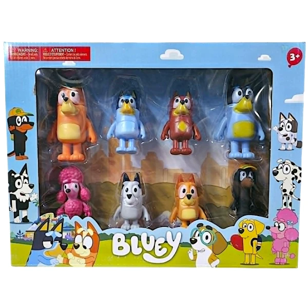 Σετ Φιγούρες Bluey 9τμχ +3χρονών 123123-1