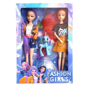 Σετ Κούκλες Φιγούρα KPOP Demon Hunters Rumi Mira 35 cm με unicorn και κιθάρα  51520-1