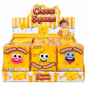 Squeeze Cheese Αστείο Squishy Τυρί με Διαφορετικές Φατσούλες 3+ 48369-9