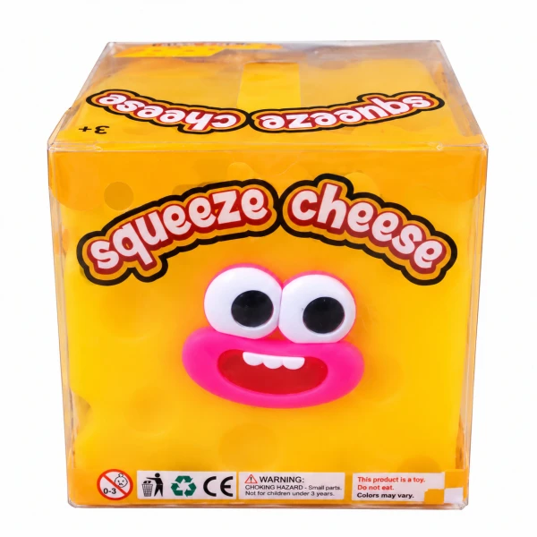 Squeeze Cheese Αστείο Squishy Τυρί με Διαφορετικές Φατσούλες 3+ 48369-9