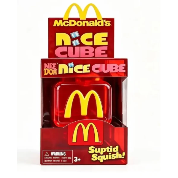 Squishy Nice Cube McDonald's FQ6939-2 Κόκκινο
