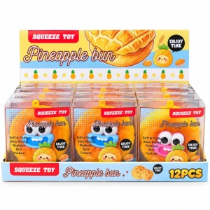 Squishy Pineapple Bun Ανανάς Slow Rising Μαλακό Παιχνίδι Αντιστρές 80046-1