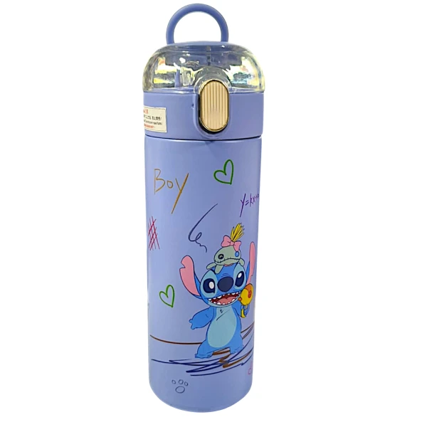 Stitch Θερμός παγούρι Ζεστό Κρύο 18/8 350ml 70089-1 Μπλε
