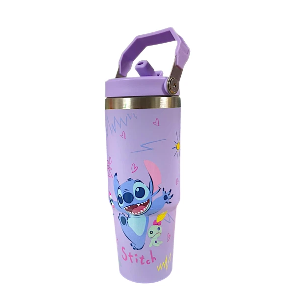 Stitch Θερμός παγούρι Ζεστό Κρύο 30oz 890ml 70094-1 Μωβ