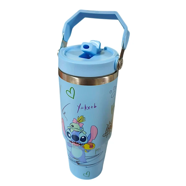 Stitch Θερμός παγούρι Ζεστό Κρύο 30oz 890ml 70094-2 Μπλε