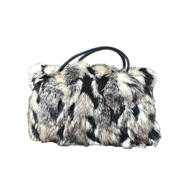 Τσάντα ώμου Γούνα Mohicans DMT333-1 Μαύρο