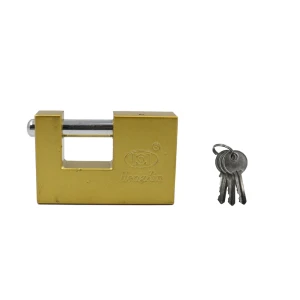 Λουκέτο Μπρούτζινο 80mm Τάκου με 3 Κλειδιά XS-80E Χρυσό