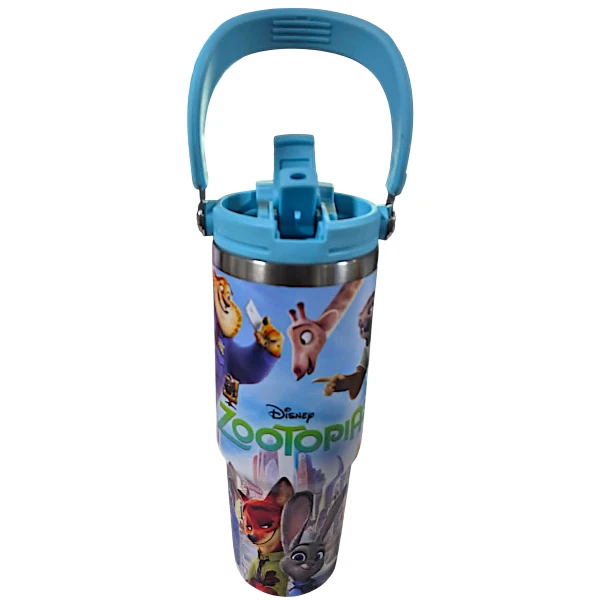 Zootopia Nike&Judy - Judy Hopps και Nick Wilde  Θερμός Παγούρι Ζεστό Κρύο 900ml 70806-3 Μπλε
