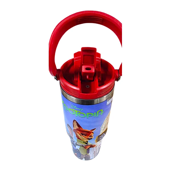 Zootopia Nike&Judy - Judy Hopps και Nick Wilde  Θερμός Παγούρι Ζεστό Κρύο 900ml 70806-4 Κόκκινο