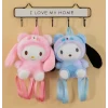 Λούτρινη παιδική τσάντα Πλάτης Sanrio Kuromi Hello Kitty 10291-2 Μπλε