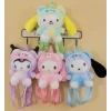 Λούτρινη παιδική τσάντα Πλάτης Sanrio Kuromi Hello Kitty 10291-4 Πράσινο
