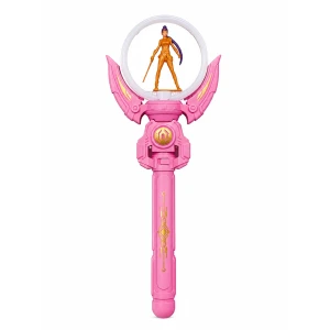 Ραβδί KPOP Demon Hunters Rumi Ροζ 37cm με Μουσική LED Φωτισμό και Περιστροφή 51540-2