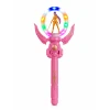 Ραβδί KPOP Demon Hunters Rumi Ροζ 37cm με Μουσική LED Φωτισμό και Περιστροφή 51540-2