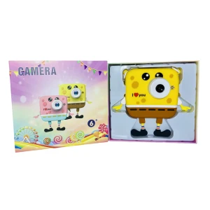 Παιδική Φωτογραφική Μηχανή Cartoon SpongeBob ZY-2402 Κίτρινη