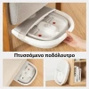 Ηλεκτρικό Ποδόλουτρο Πτυσσόμενο Θερμαινόμενο με Δόνηση και καπάκι SQ-806 Γκρι