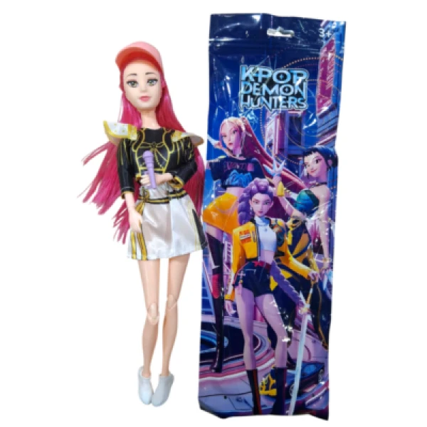 Κούκλα Φιγούρα Έκπληξη K-pop Demon Hunters Mira 30cm με Φως και Ήχο + Αξεσουαρ + Κάρτα BL8970M