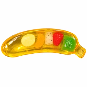 Squishy Μπανάνα Squeezy Banana με Πολύχρωμα Φρουτάκια Παιχνίδι Antistress 52461-1
